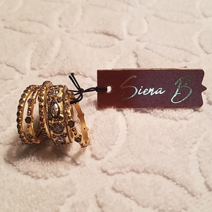 Siena B set‎ of 5 stack rings Sz 7